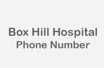 Box Hill Hospital phone number